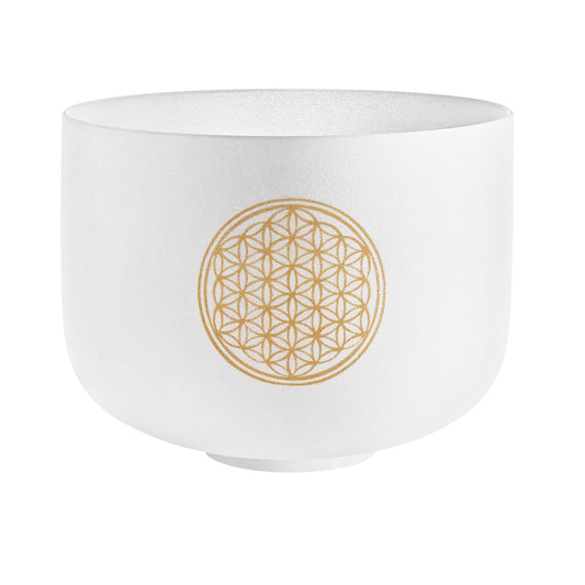 MEINL Sonic Energy Crystal Singing Bowl 10" - Flower of Life/128Hz