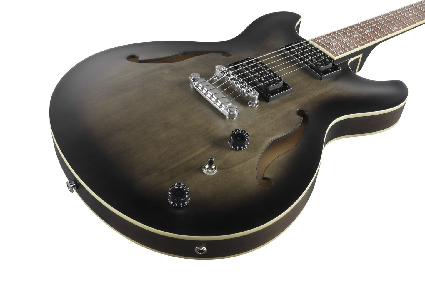 IBANEZ Artcore AS Hollow Body Guitar 6-String - Transparent Black Flat