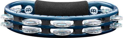 MEINL Percussion Traditional ABS Series Hand Held Molded ABS  Tambourine - Blue/Aluminum Jingles
