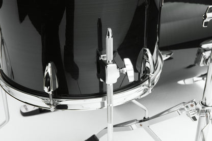 TAMA Imperialstar Drum Set 5 pcs - Hairline Black/Chrome HW + MEINL Cymbals HCS Cymbal Kit/Stage Master Double-Braced Hardware Kit