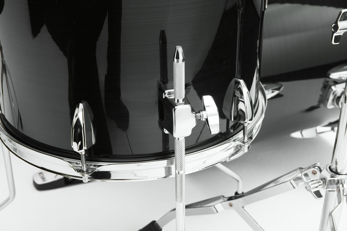 TAMA Imperialstar Drum Set 5 pcs - Hairline Black/Chrome HW + MEINL Cymbals HCS Cymbal Kit/Stage Master Double-Braced Hardware Kit
