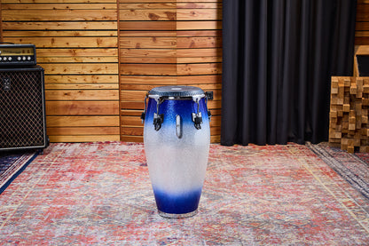 MEINL Percussion Artist Series William Kachiro Quinto 11"/REMO® Black Calfskin Skyndeep Heads - Electric Sky
