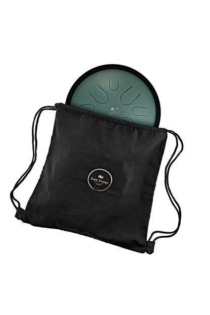 MEINL Sonic Energy 10" Compact Steel Tongue Drum, H Moll, 8 Töne, 432 Hz, Dunkelgrün