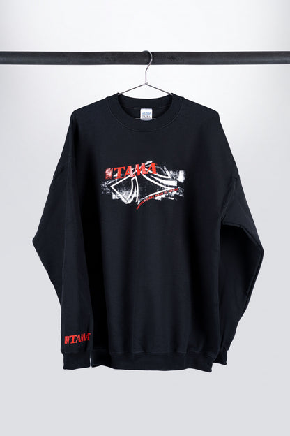 TAMA Sweatshirt in schwarz mit Logo auf der Brust
