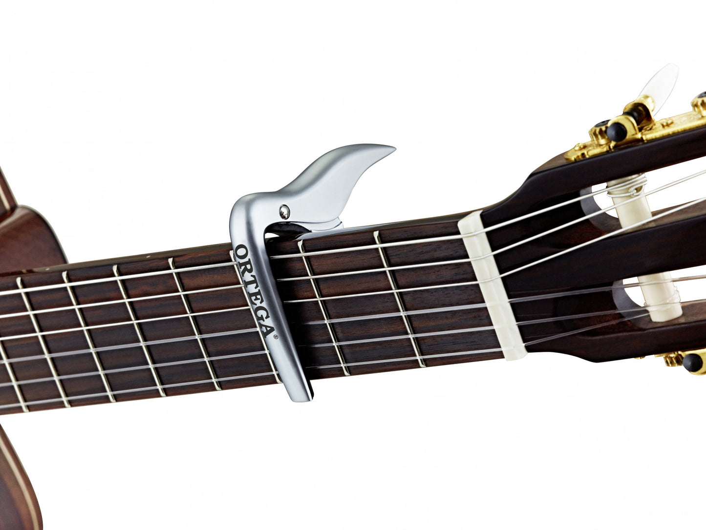 ORTEGA Flat Guitar Capo - Chrome