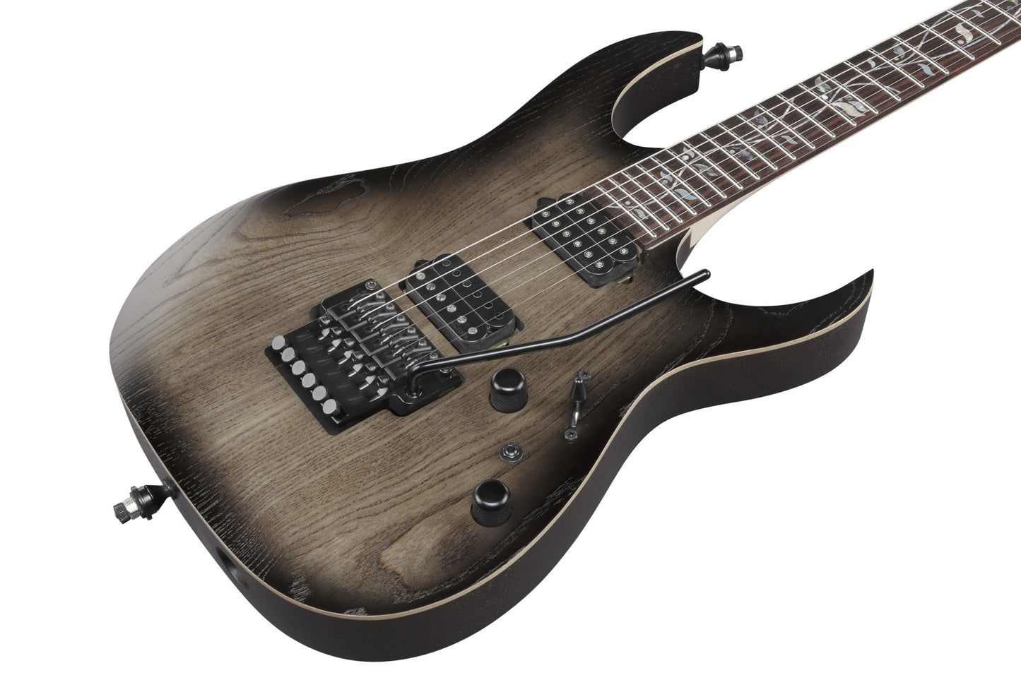 IBANEZ j.custom RG E-Gitarre 6-String - Anvil Gray Burst Flat + Koffer