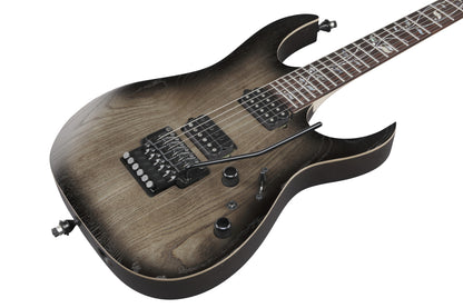 IBANEZ j.custom RG E-Gitarre 6-String - Anvil Gray Burst Flat + Koffer