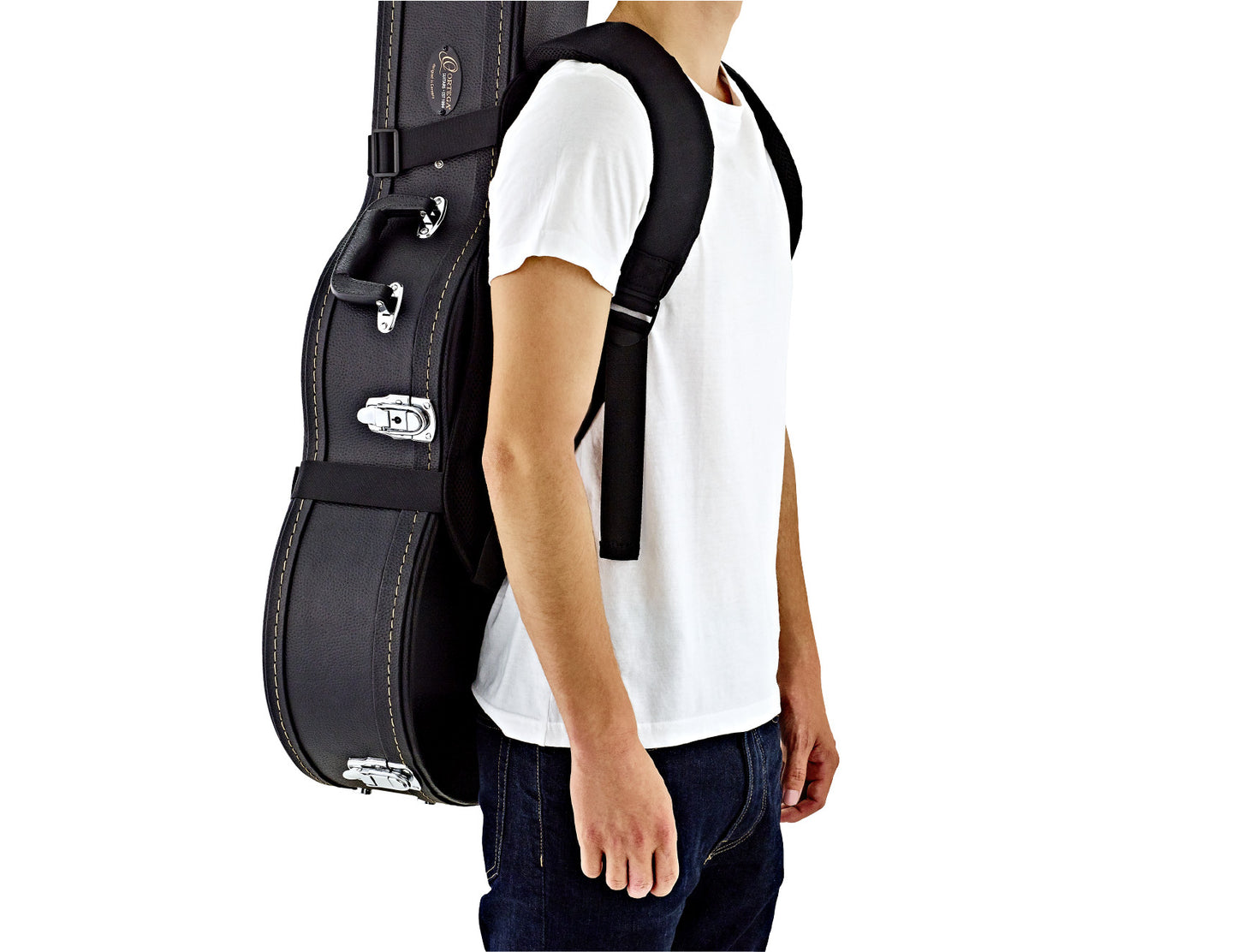 ORTEGA DeLuxe Back Pack Strap - Black