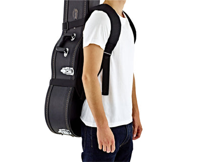ORTEGA DeLuxe Back Pack Strap - Black
