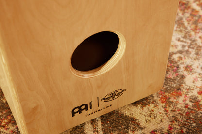 MEINL Percussion Artisan Edition Series String Cajon Cantina Line - Limba