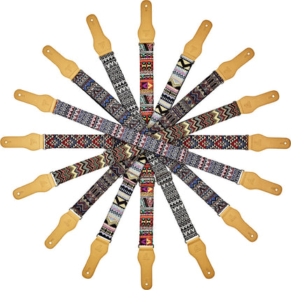 ORTEGA World Series Guitar Cotton Strap - Indian Sky