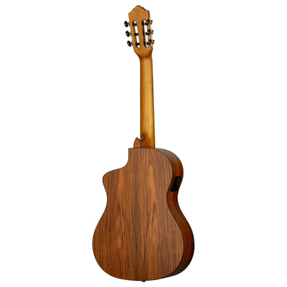 ORTEGA Thermo Series 4/4 Konzertgitarre 6-String - Dunkelbraun matt + Gigbag