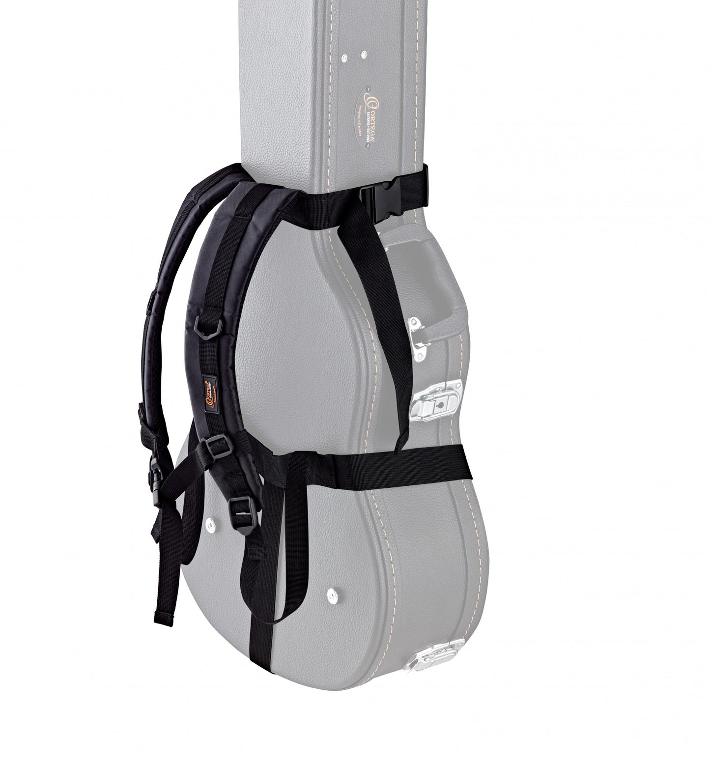 ORTEGA Back Pack Strap - Black Flat
