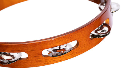 MEINL Percussion Traditional Wood Series Tambourine - 10"