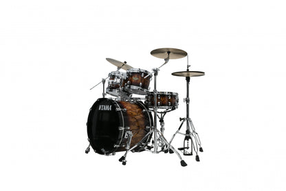 TAMA Starclassic Walnut/Birch Lacquer Shell Kit 4 pcs - Molten Brown Burst/Chrome HW