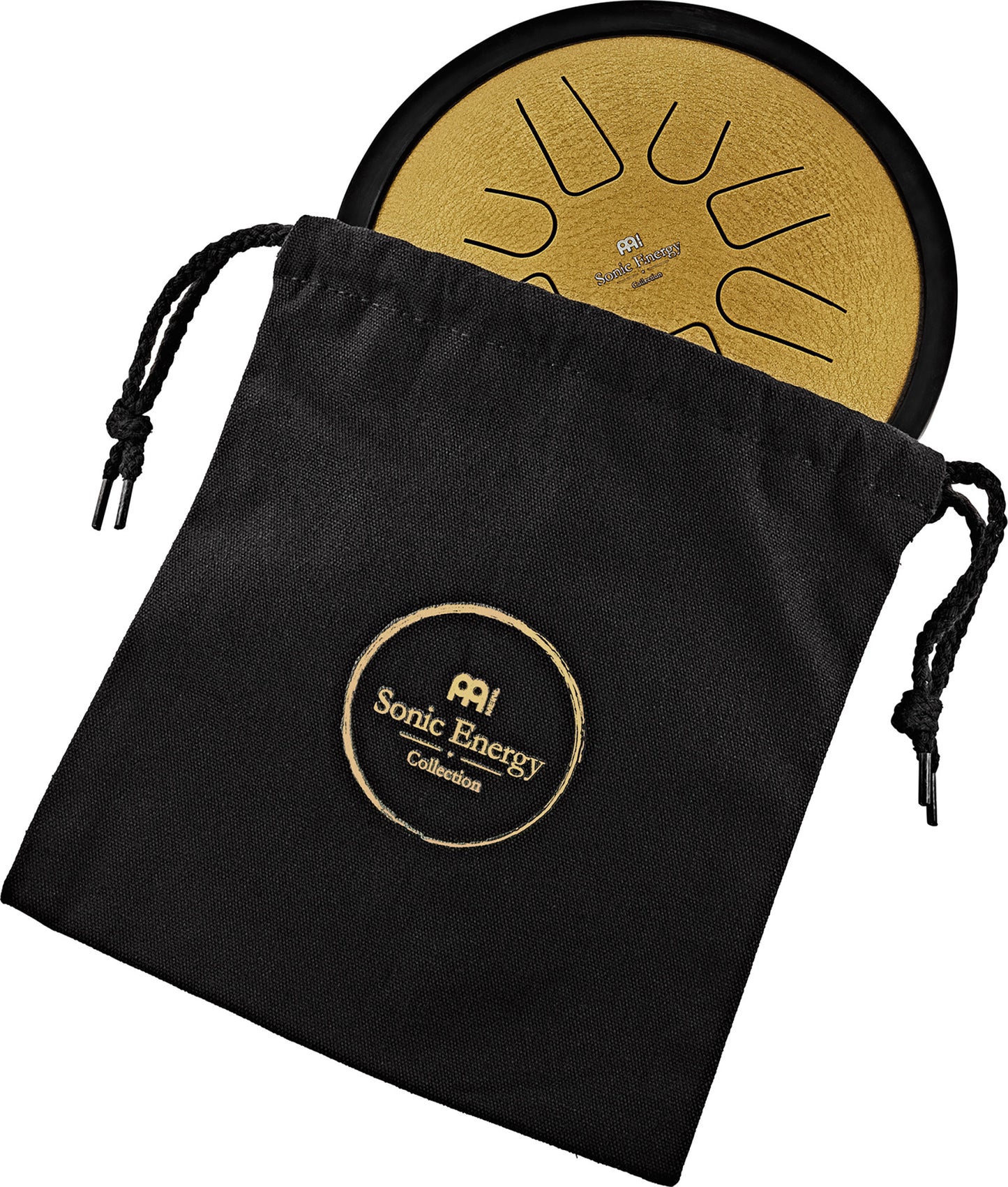 MEINL Sonic Energy Small Steel Tongue Drum 7" - C Moll/8 Töne/440 Hz - Gold