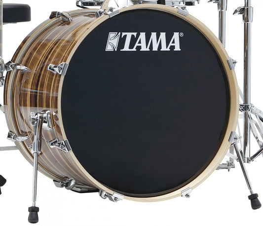 TAMA Imperialstar Bass Drum 22" x 18" - Coffee Teak Wrap/Chrome HW