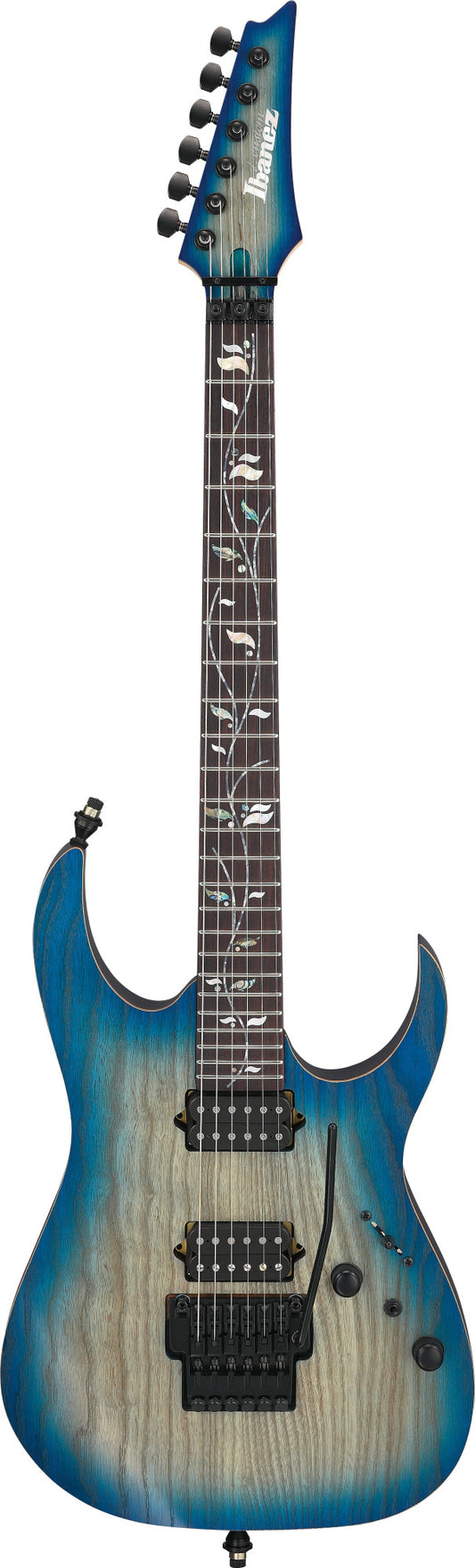 IBANEZ j.custom RG E-Gitarre 6-String - Ghost Fleet Blue Burst + Koffer