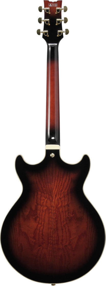 IBANEZ Artstar AM Hollow Body Guitar 6-String - Dark Brown Sunburst + Case