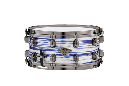 TAMA Starclassic Walnut/Birch Snaredrum 14" x 6,5" - Blue & White Oyster/Black Nickel HW
