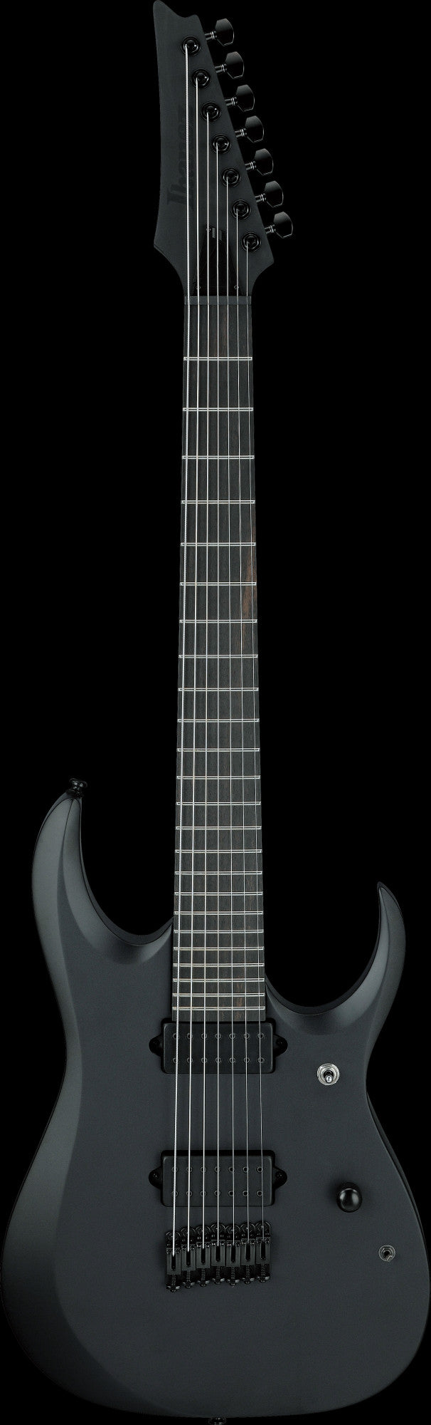IBANEZ Iron Label RGD Electric Guitar 7-String - Black Flat
