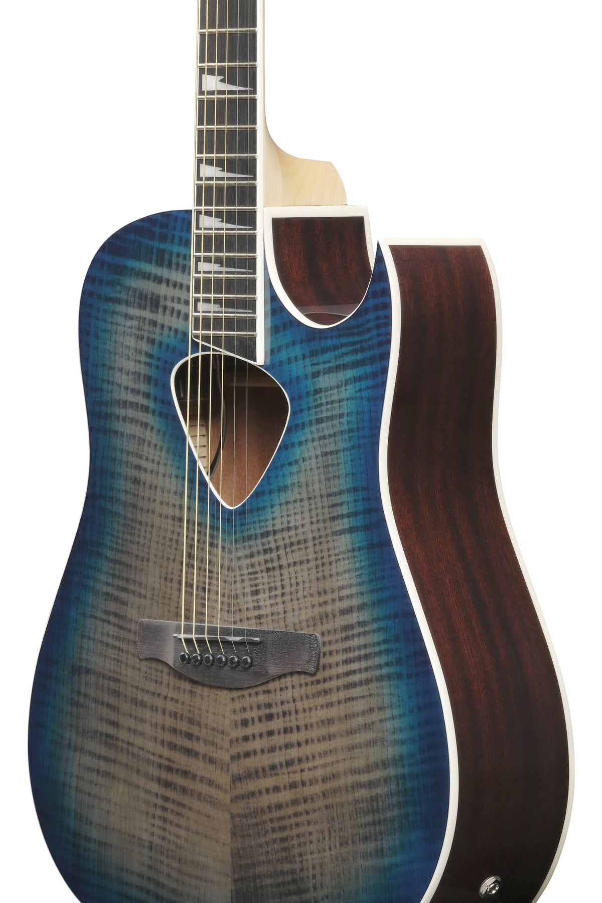 IBANEZ ALT Acoustic Guitar 6-String - Blue Doom Burst High Gloss
