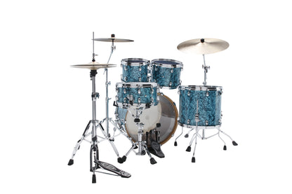 TAMA Starclassic Walnut/Birch Duracover Wrap Shell Kit 4 teilig - Turquoise Pearl/Chrom HW