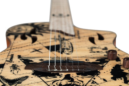 ORTEGA TourPlayer Series 4/4 Nylonsaitengitarre 6-String + Pro Gigbag