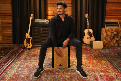 MEINL Percussion Bass Series Vertical Subwoofer Cajon - Makah-Burl