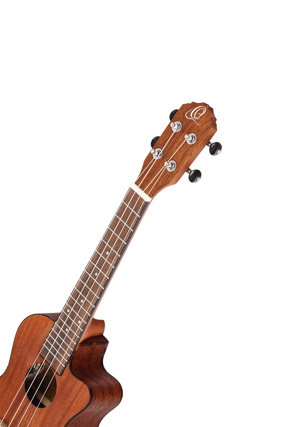 ORTEGA Bonfire Serie Preamp Konzert Ukulele 4 String - Fichte/Sapele Natur