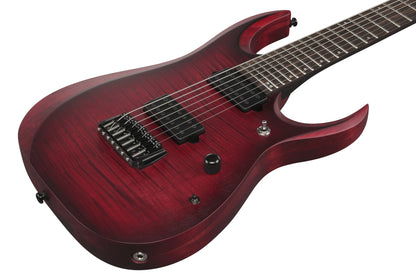 IBANEZ RGD E-Gitarre 7-String - Stained Wine Red Burst Flat