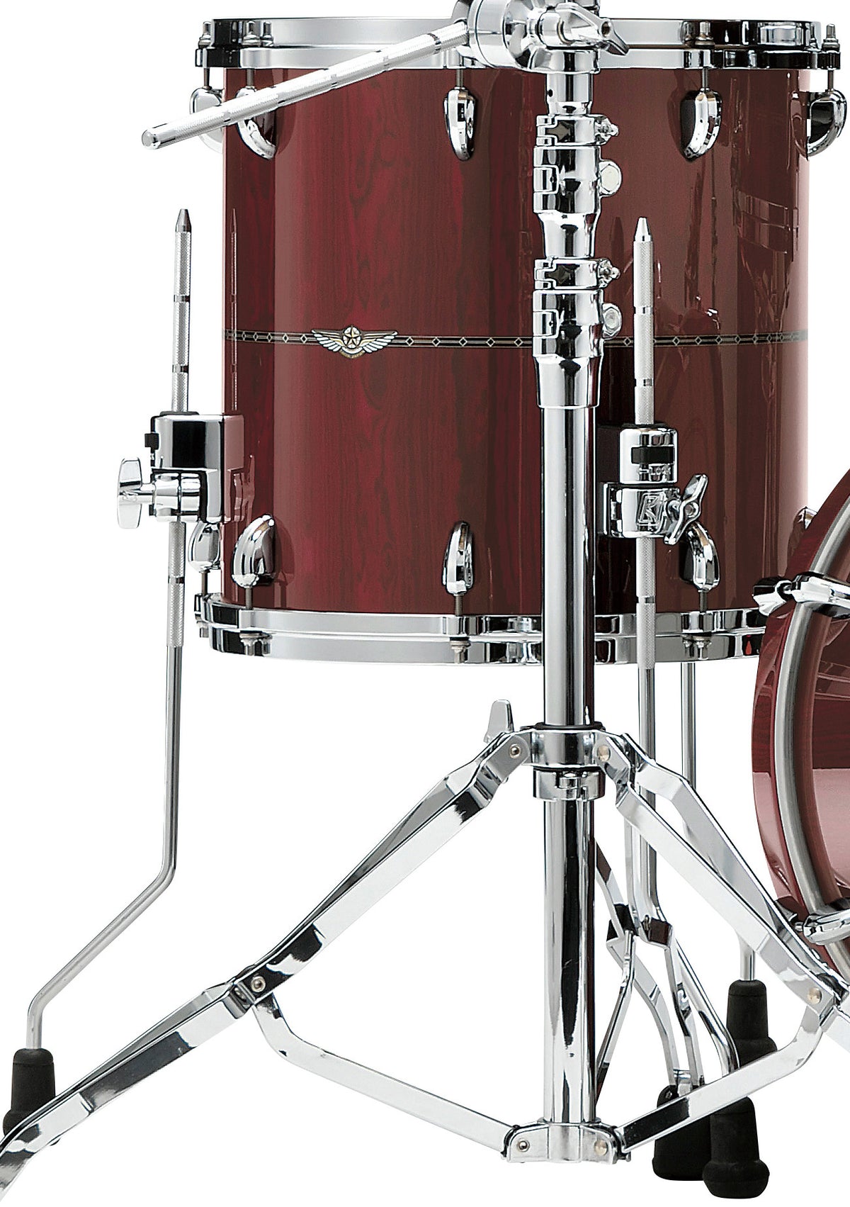 TAMA STAR Bubinga Shell Kit 4 pcs - Dark Red Cordia/Chrome HW