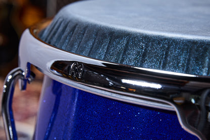 MEINL Percussion Artist Series William Kachiro Conga 11 3/4" /REMO® Black Calfskin Skyndeep Heads - Blue Wave