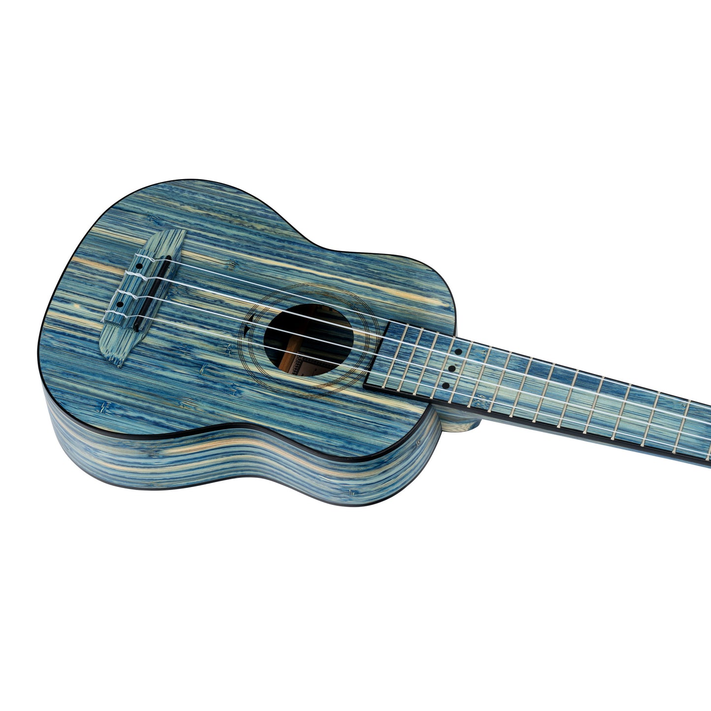 ORTEGA Bamboo Series Soprano Ukulele 4 String - Solid Bamboo Stonewashed + Bag