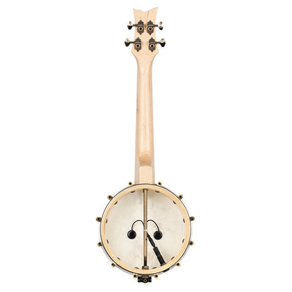 ORTEGA Banjolele Serie Konzert Ukulele 4 String Lefty - Maple Natural + Bag