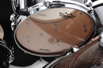TAMA STAR Maple Shell Kit 4 pcs - Charcoal Brown Paraiso/Chrome HW