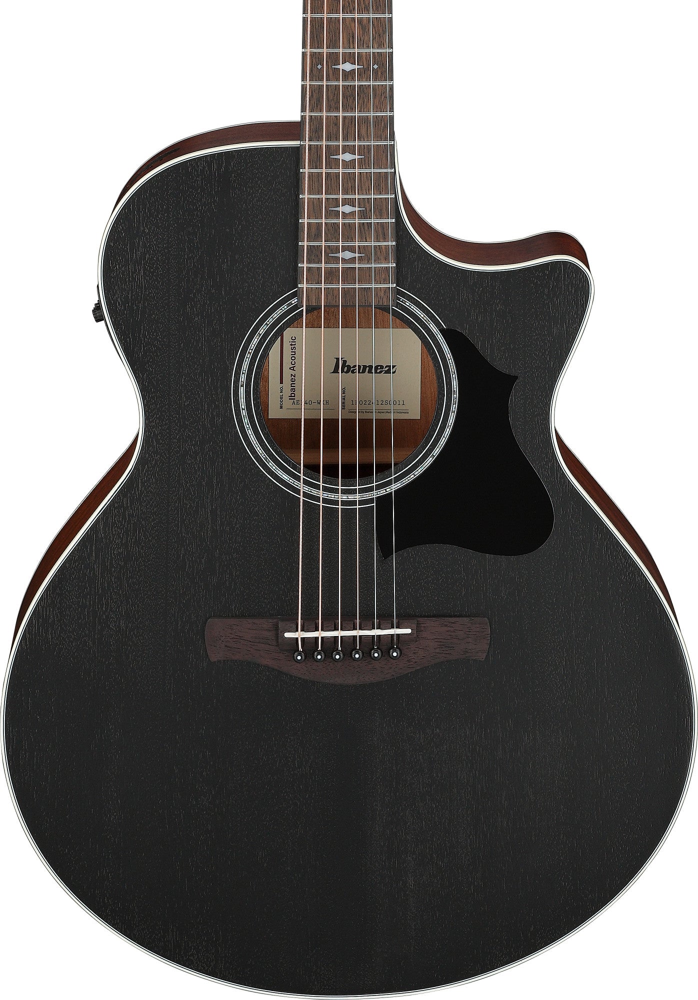 IBANEZ AE Akustikgitarre
6-String - Weathered Black Open Pore