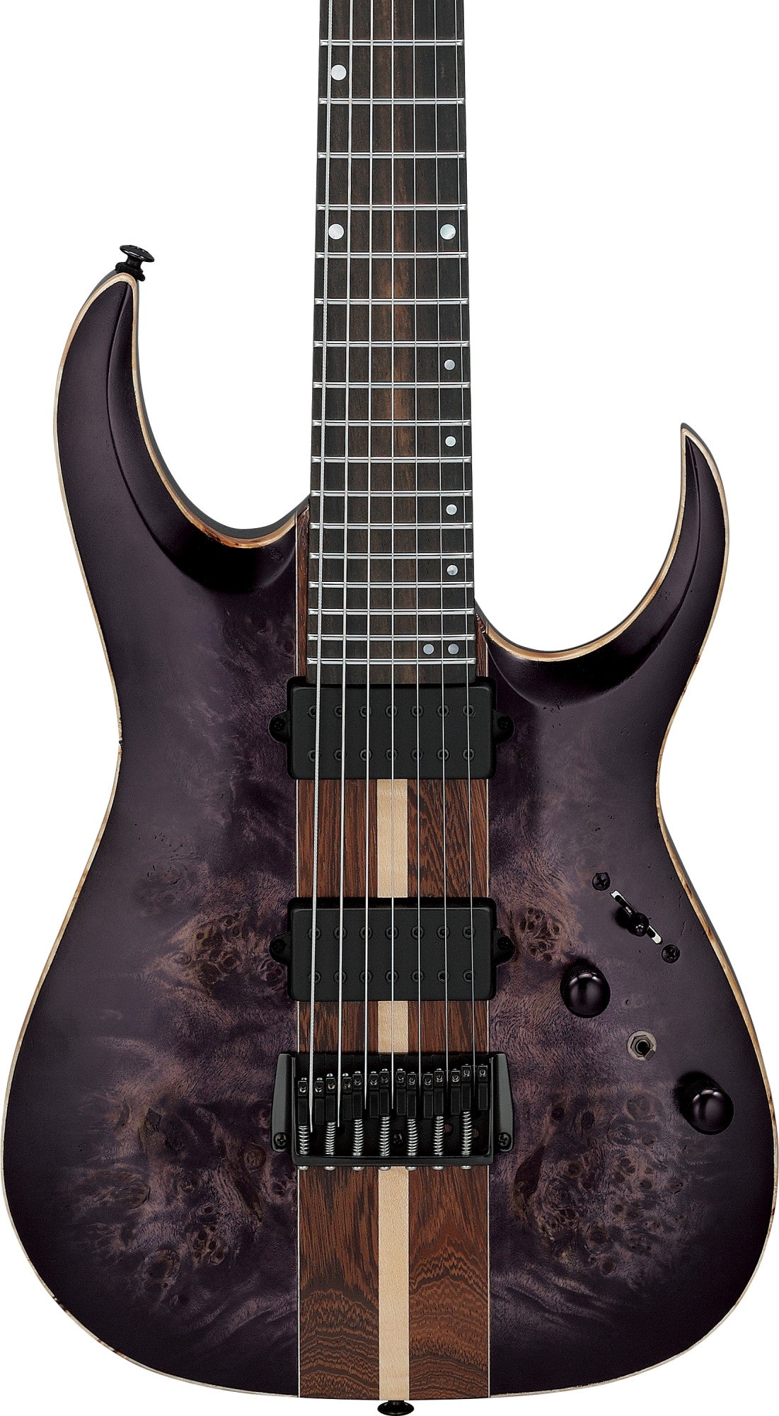 IBANEZ Premium RGA E-Gitarre 7-String - Deep Twilight Burst Low Gloss + Gigbag