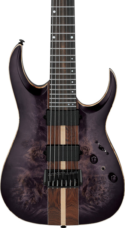 IBANEZ Premium RGA E-Gitarre 7-String - Deep Twilight Burst Low Gloss + Gigbag