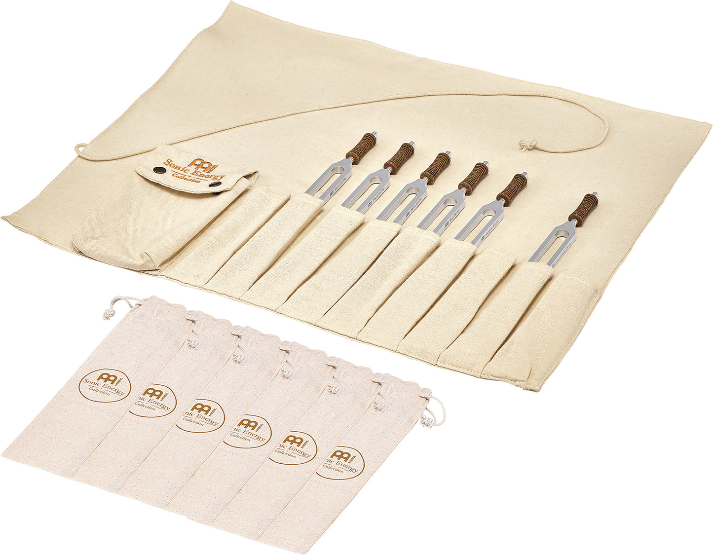 MEINL Sonic Energy 6-piece Binaural Therapy Tuning Fork Set