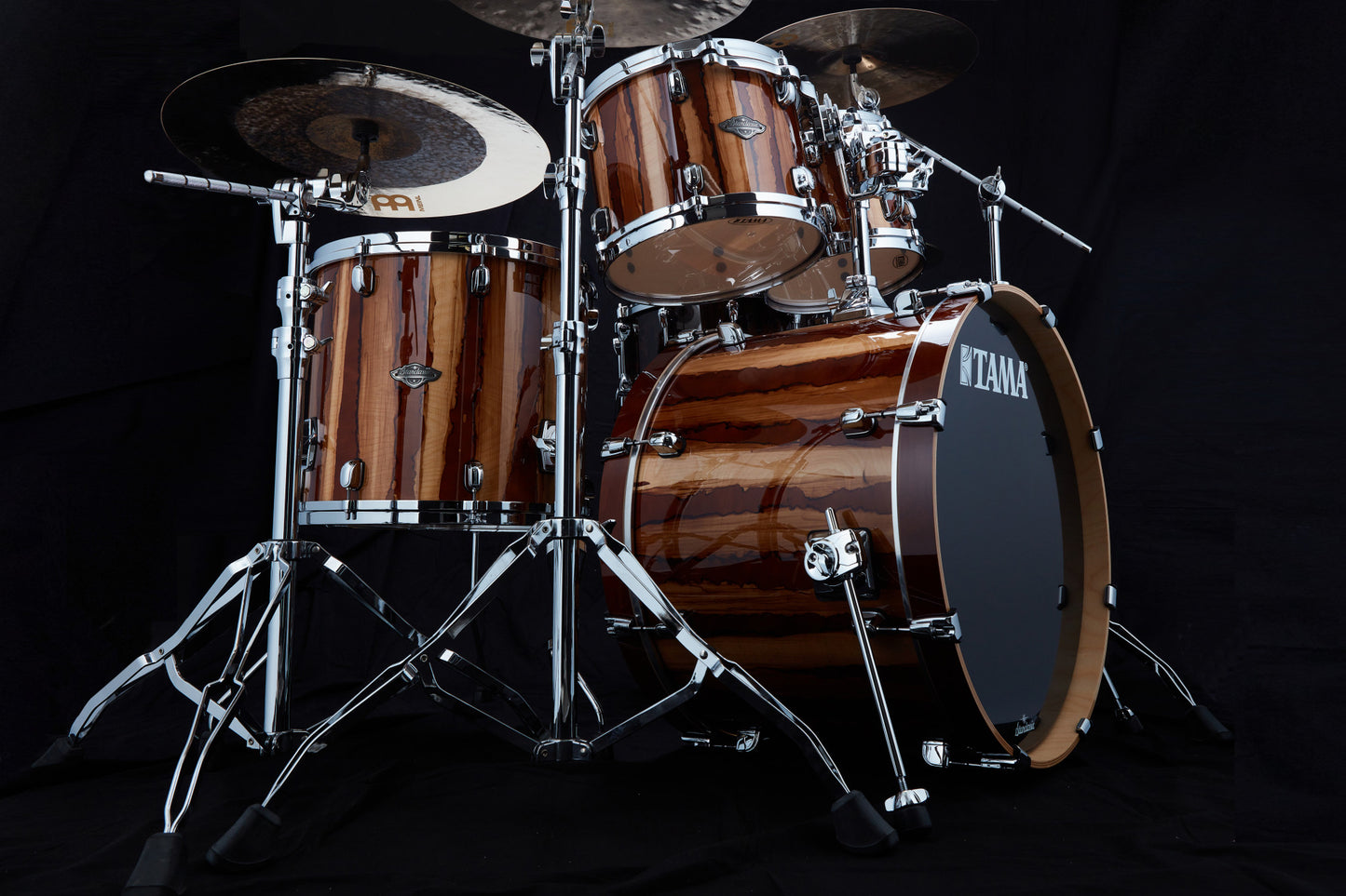 TAMA Starclassic Performer Shell Kit 4 teilig - Caramel Aurora/Chrom HW