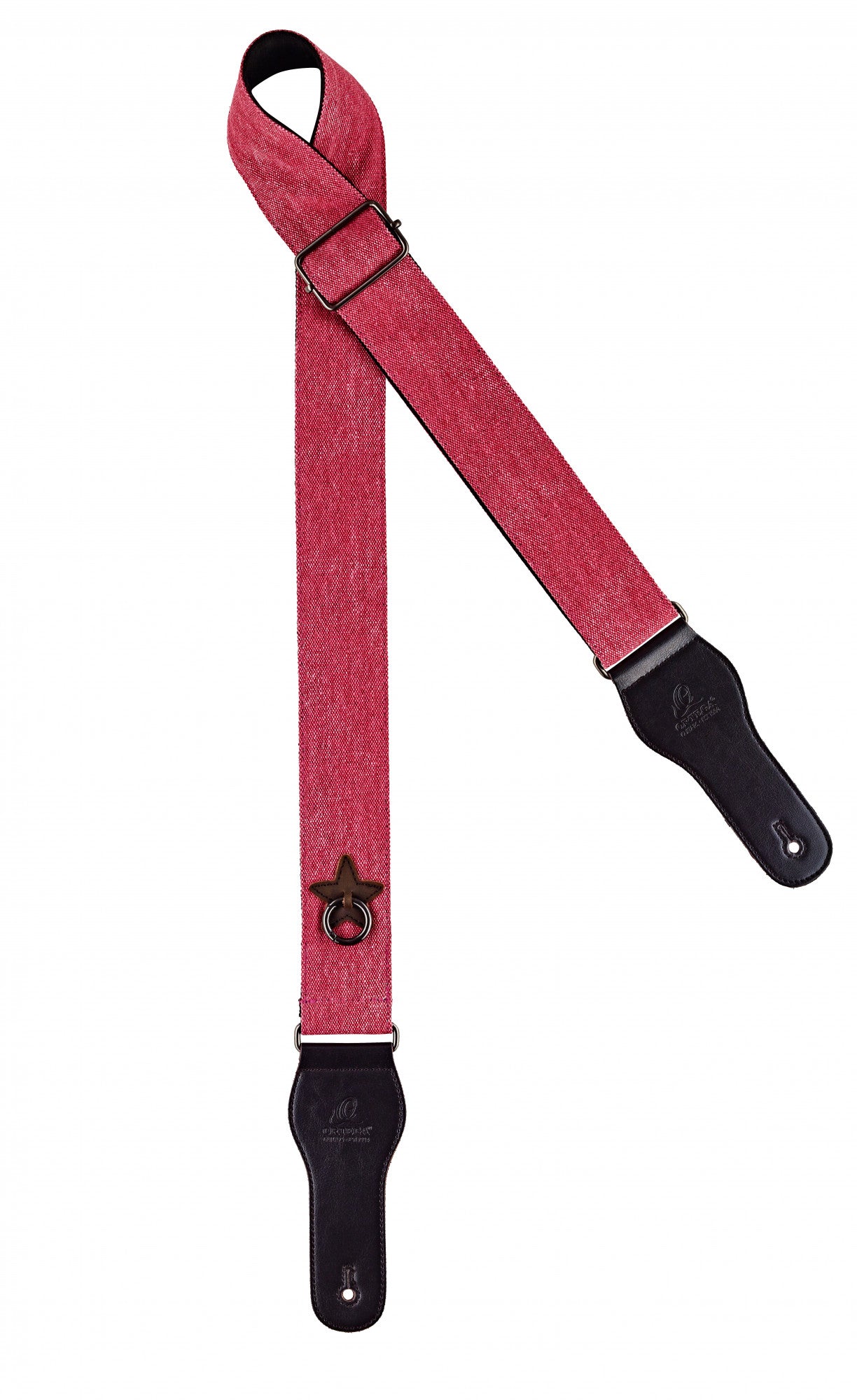 ORTEGA Highland Series Baumwollgitarrengurt - Faded Pink