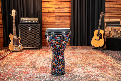 MEINL Percussion Jumbo Djembe 14" - Day Of The Dead