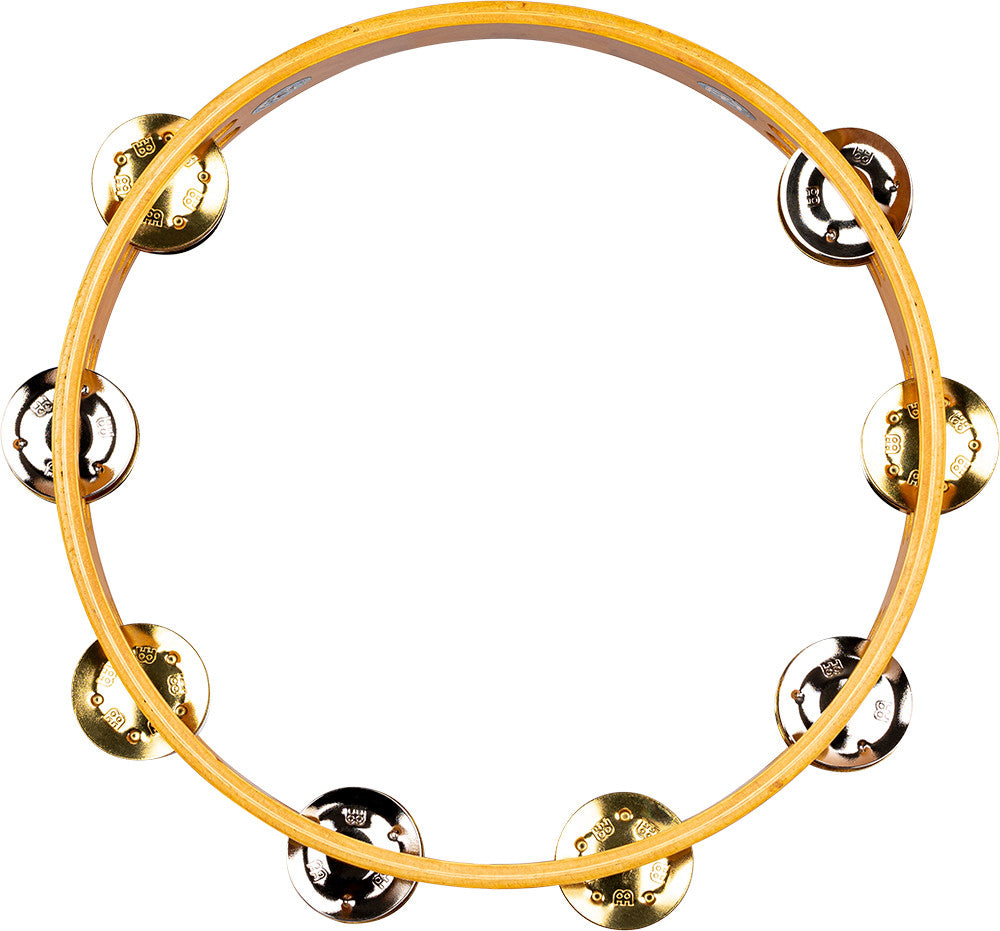 MEINL Percussion Traditional Wood Series Tambourine - 10"