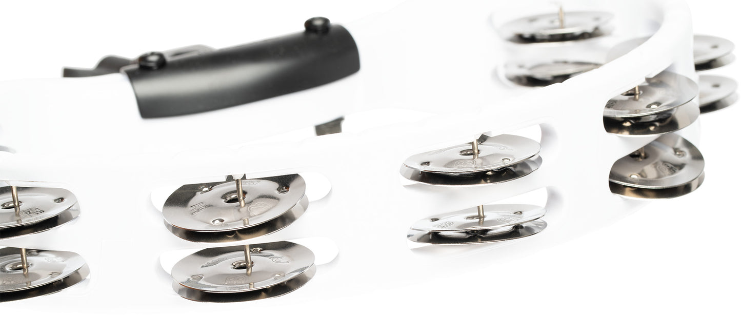 MEINL Percussion Headliner® Series Mountable Molded ABS Tambourine - White