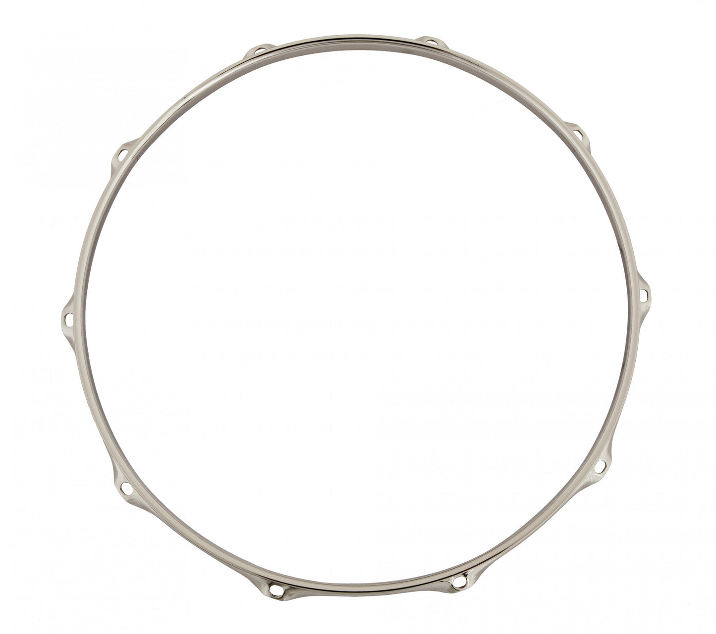 TAMA Brass Mighty Hoops 14" 10-Hole - Chrome Batter Side