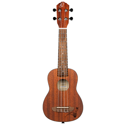 ORTEGA Bonfire Series Soprano Ukulele 4 String - Sapele Natural