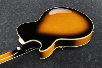 IBANEZ George Benson Signature Hollowbody Gitarre 6-String - Brown Sunburst + Koffer MGB100C