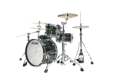 TAMA STAR Bubinga Shell Kit 3 teilig - Dark Green Cordia/Chrom HW