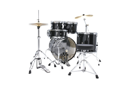 TAMA Stagestar Drum Set 5 teilig (22" BD) - Black Night Sparkle/Chrom HW + MEINL Cymbals BCS Cymbal Set